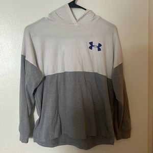 Under armor long sleeve youth shirt with hood